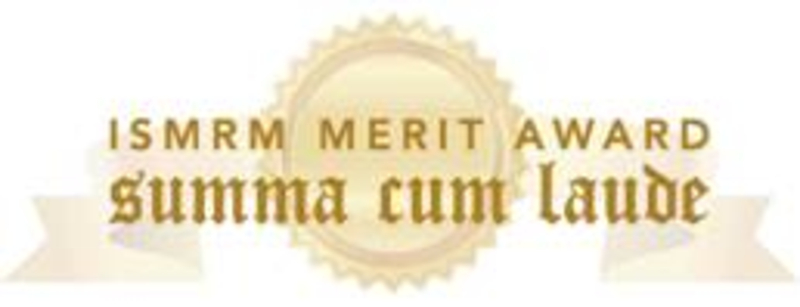 ISMRM Merit Award summa cum laude