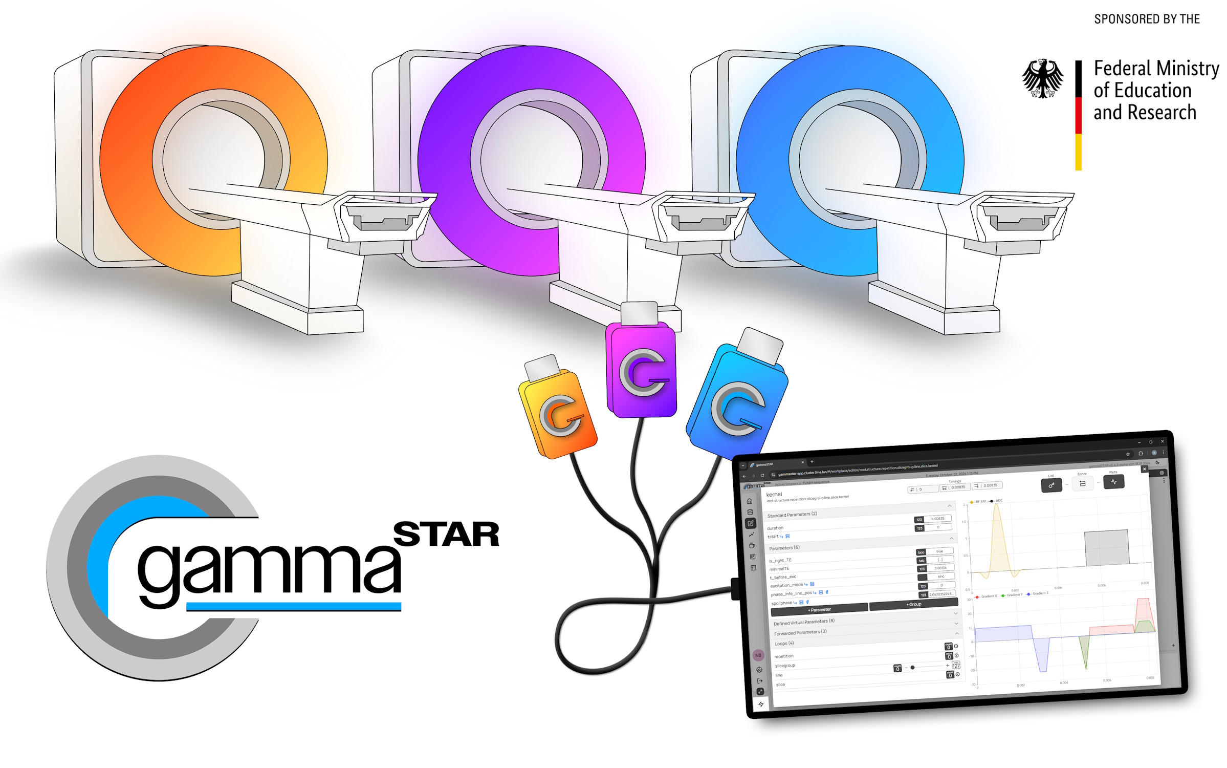 gammaSTAR is a hardware-agnostic platform for Magnetic Resonance Imaging sequence development, featuring an intuitive and user-friendly web-based frontend.